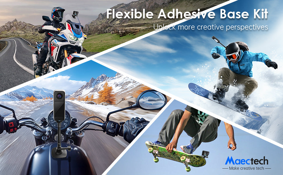 Maectech mounting kit helps unlock more creative perspectives for your action camera adventures