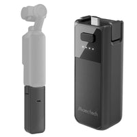 Front view of Maectech Pocket 3 battery handle grip showing compact and sleek design for handheld shooting