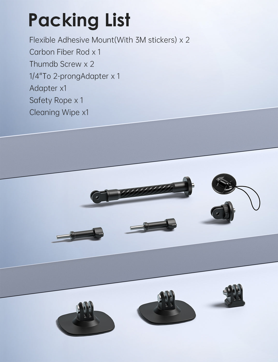 Maectech Flexible Adhesive Mount