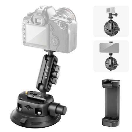 4" Suction Cup Mount with Magic Arm