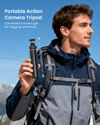 Quick Release Selfie Stick Tripod with 1/4" Screw