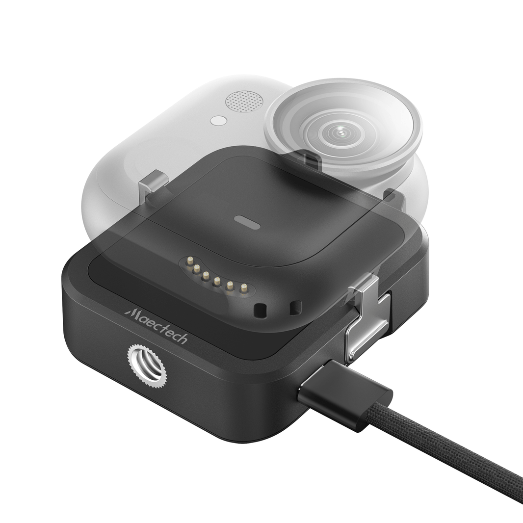 Charging Base for Insta360 GO Ultra (Plug-in Power Design)