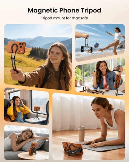 Mini Foldable Magnetic Phone Tripod