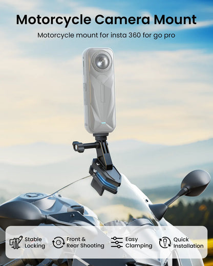 Motorcycle Windshield Clip Camera Mount