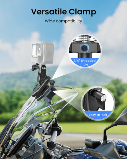 Motorcycle Windshield Clip Camera Mount