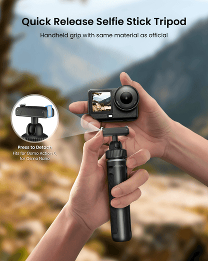 Quick Release Selfie Stick Tripod for Action 6