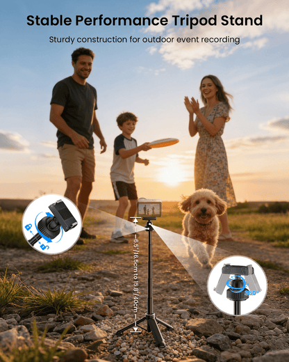 Quick Release Selfie Stick Tripod for Action 6