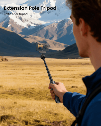 Quick Release Selfie Stick Tripod for Action 6