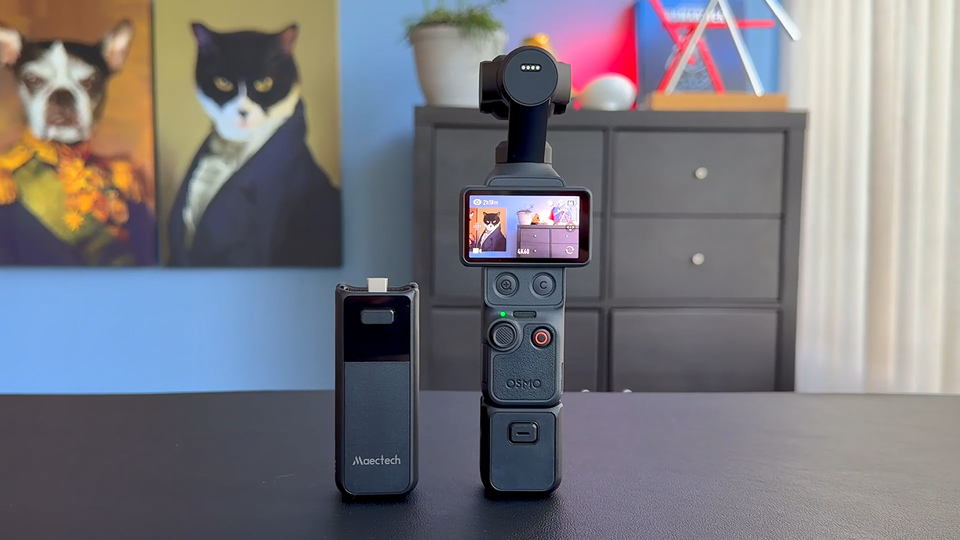 This is a video review by Gear Horizon of the Maectech Battery Handle for the Pocket 3/4/4P.
